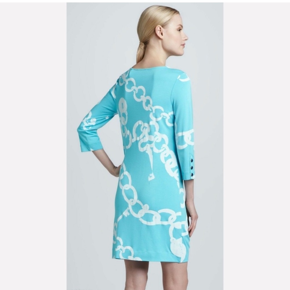 Lilly Pulitzer ~ Chain Print Jersey Dress - Picture 2 of 11